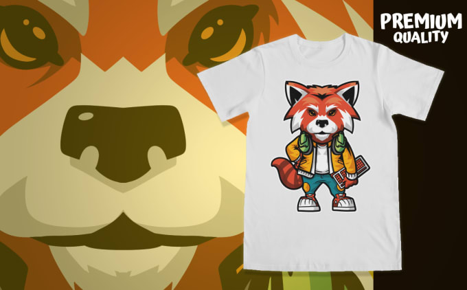 Gig Preview - Create cool t shirt design or merchandise with cartoon style