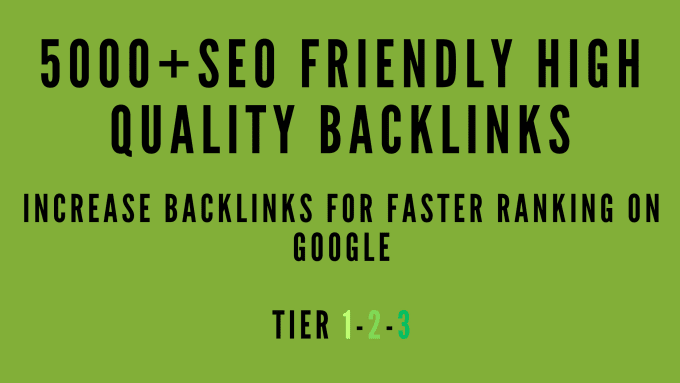 Gig Preview - Build 3000 SEO friendly high quality contextual backlinks