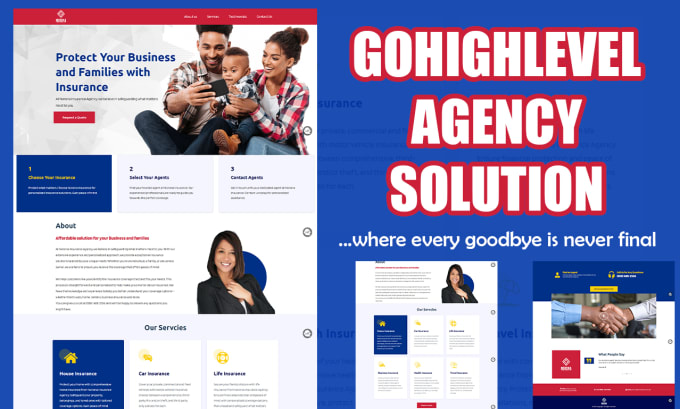 Gig Preview - Design full saas landing page and saas setup for your agency on gohighlevel