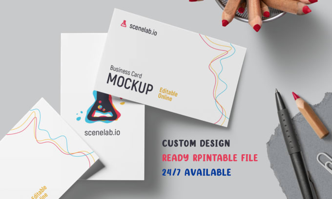 Gig Preview - Design elegant business card ready file for print