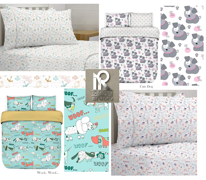 Gig Preview - Design bed spreads for kid