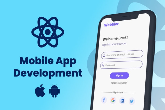 Gig Preview - Ios and android mobile app using react native or expo