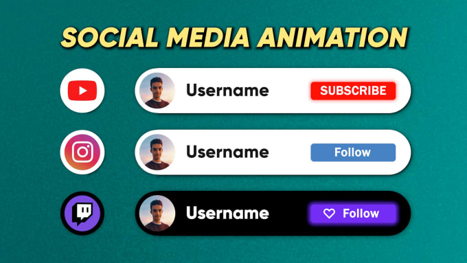 Gig Preview - Create youtube, twitch and social media animation