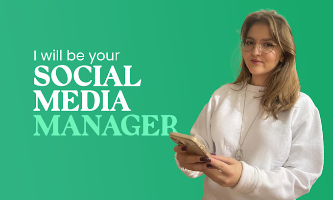 Gig Preview - Be your social media marketing manager and content creator