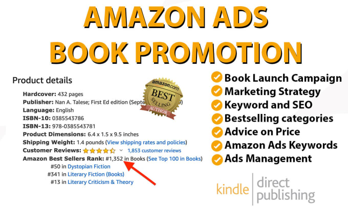 Gig Preview - Promote your book and create your amazon best seller