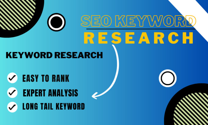 Gig Preview - Do professional keyword research and competitor analysis