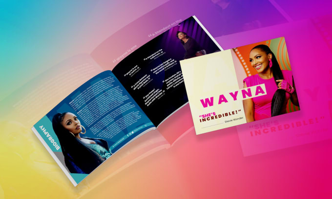 Gig Preview - Design media kit, press kit, one sheet, epk for brand, artist, influencer