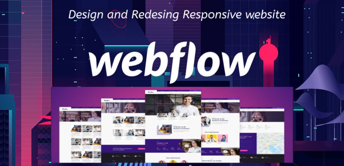 Gig Preview - Design and redesign fully responsive webflow website