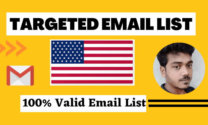 Gig Preview - Build targeted active and verified bulk email list for your any countries