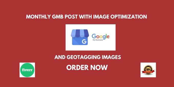 Gig Preview - Monthly gmb post with  geotag images for local seo service