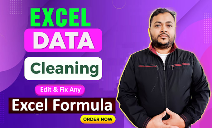 Bestseller - create and fix any excel formula, excel data cleaning