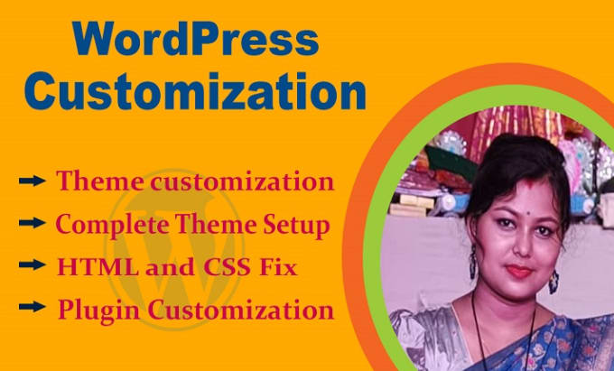 Gig Preview - Customized design and redesign your wordpress website