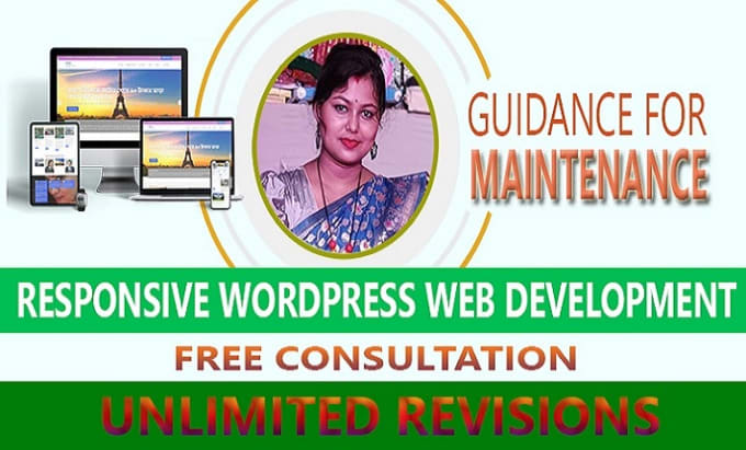 Gig Preview - Create professional  responsive wordpress website