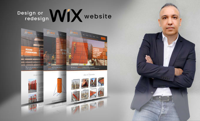 Gig Preview - Design or redesign a professional wix website in 5 days