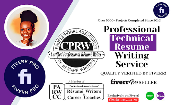 Gig Preview - Offer software, cybersecurity, engineer, tech resume writing service for ats