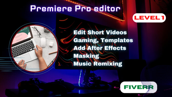 Gig Preview - Edit premiere pro templates, after effects and short videos