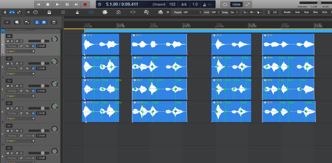 Gig Preview - Edit, tune, and time align your vocal to perfection