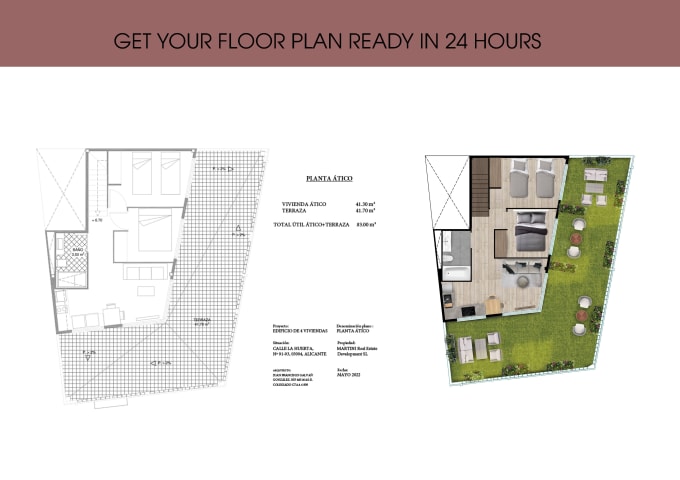 Gig Preview - Design architecture autocad floor plans and renderings