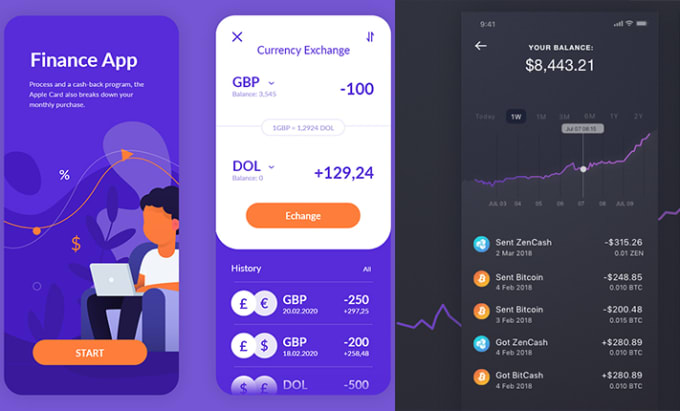 Gig Preview - Program banking app, fintech app, crypto wallet app