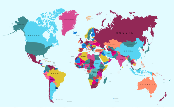 Gig Preview - Design world scratch map for commercial use