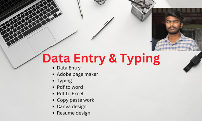 Gig Preview - Do data entry typing excel data in only one day