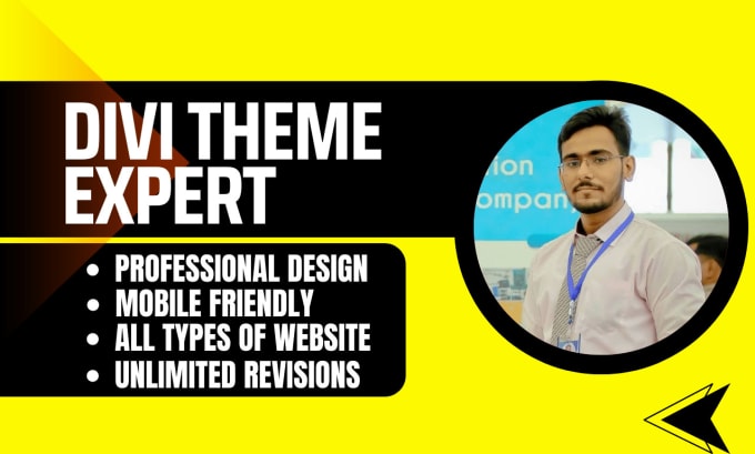 Gig Preview - Be divi expert for divi theme, divi builder, or divi website