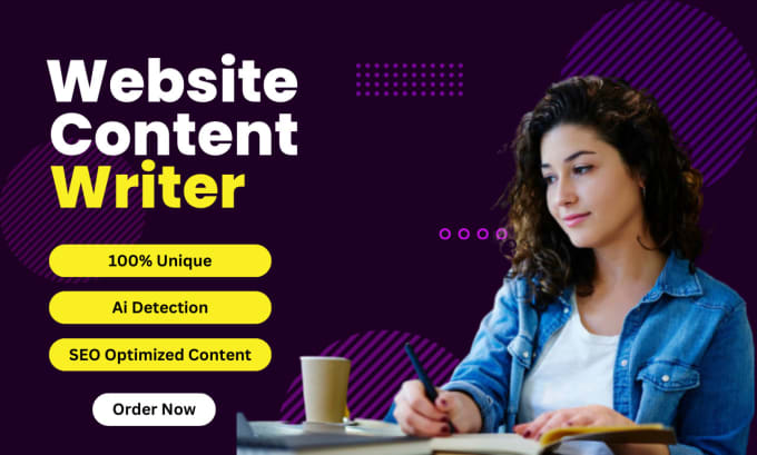 Gig Preview - Be your website content writer and blog post writer