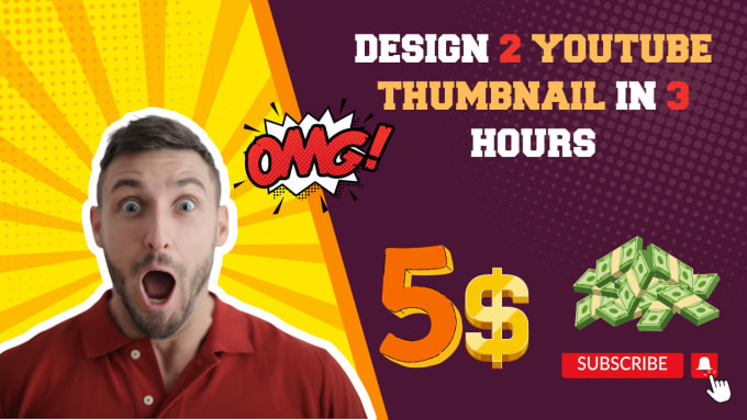 Gig Preview - Design 2 youtube thumbnail in 3 hours