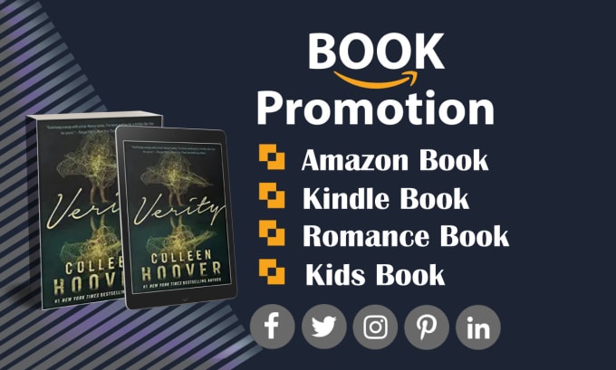 Gig Preview - Do book promotion and ebook marketing organically and using amazon KDP ads