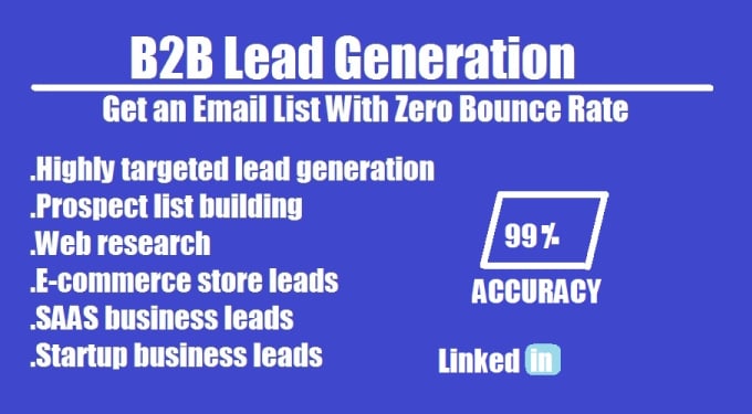 Gig Preview - Do b2b leads, google map scraping, lead generation