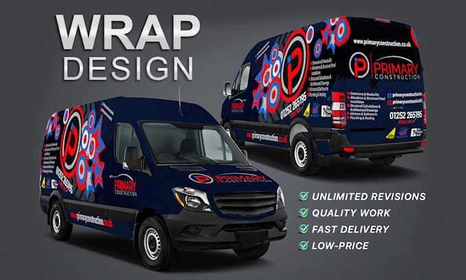 Gig Preview - Do professional van wrap design, vehicle wrap, car wrap design and truck wrap