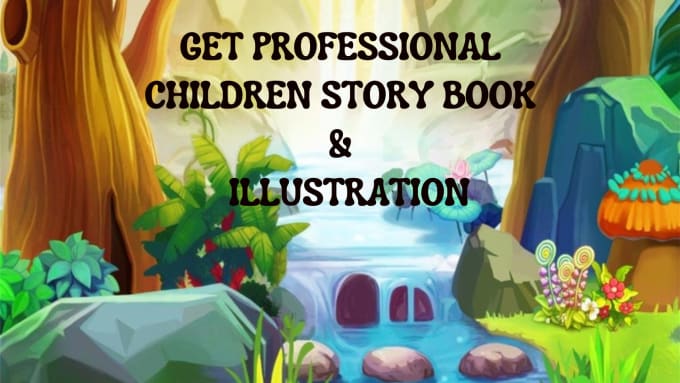 Gig Preview - Ghostwrite children story book, kid story, story, children book illustration