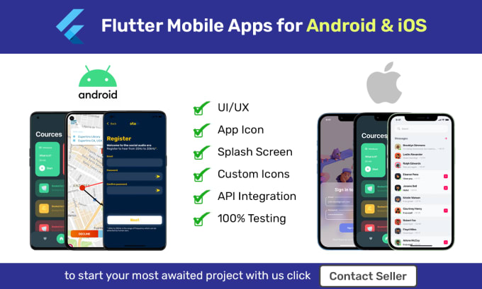 Bestseller - develop professional ios android flutter mobile apps