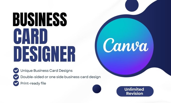 Bestseller - design creative business or visiting cards through canva pro or illustrator