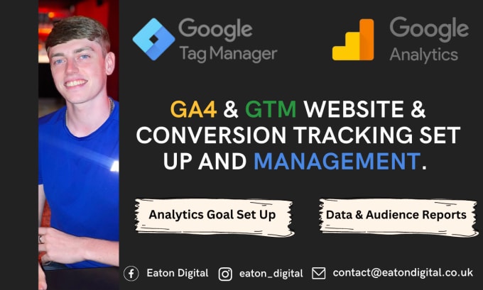 Gig Preview - Manage and set up your ga4 and GTM