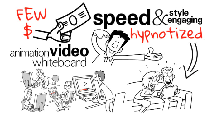 Gig Preview - Create whiteboard animations explainer video