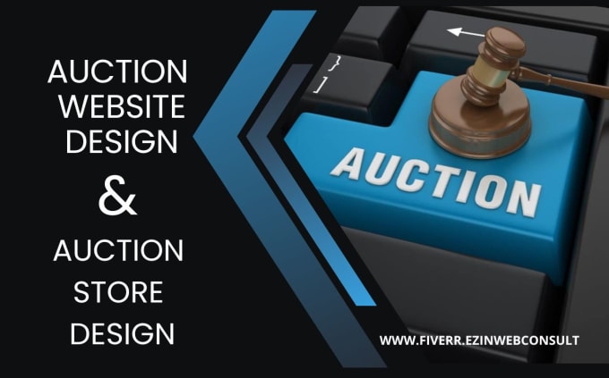 Gig Preview - Build an auction website bidding multivendor website auction bidding website