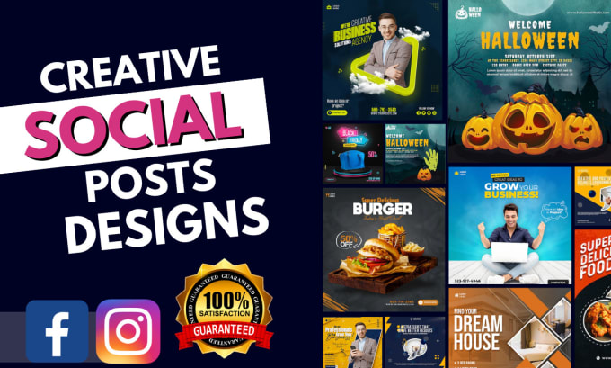 Bestseller - design perfect awesome social media post design for your business