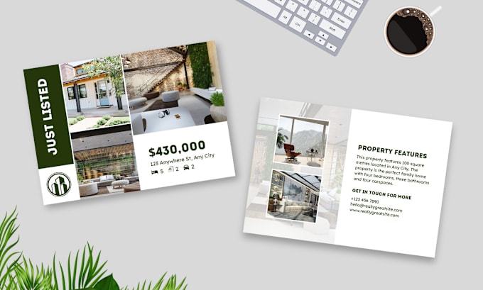 Gig Preview - Design professional real estate postcard within 24 hours