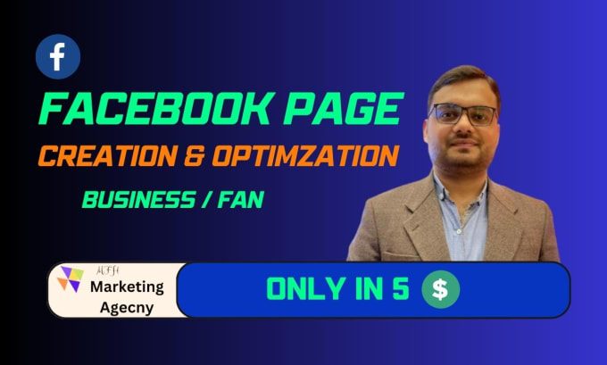 Gig Preview - Design, create and setup facebook business or fan page