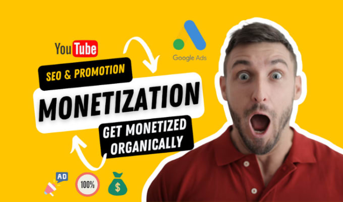 Gig Preview - Do growth organic youtube video promotion and channel monetization