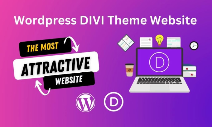 Gig Preview - Design wordpress website using divi theme or divi builder