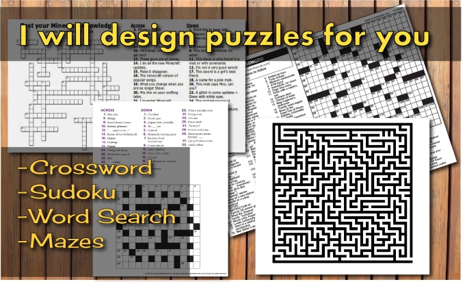 Bestseller - create original crosswords, word search and sudoku puzzles