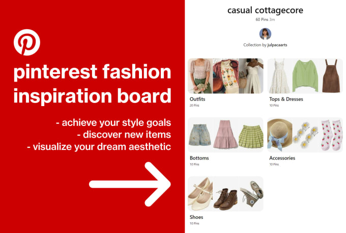 Gig Preview - Create a personalized pinterest fashion board