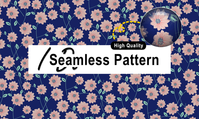 Gig Preview - Do monogram seamless patterns and textile pattern design