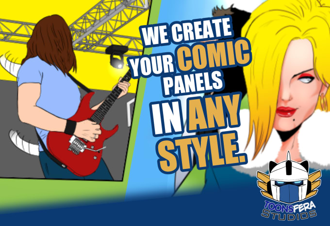 Gig Preview - Create comic or manga panels for you