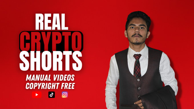 Gig Preview - Create manual crypto shorts for youtube,instagram and tiktok