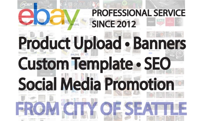 Gig Preview - Do ebay product listing, ebay listing, banner, template