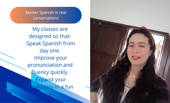 Gig Preview - Practical spanish with native tutor