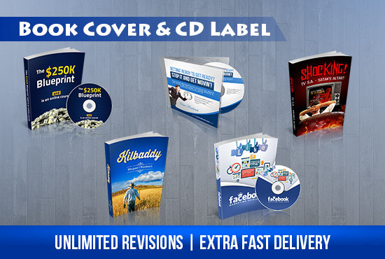 Gig Preview - Design an amazing book cover or cd label